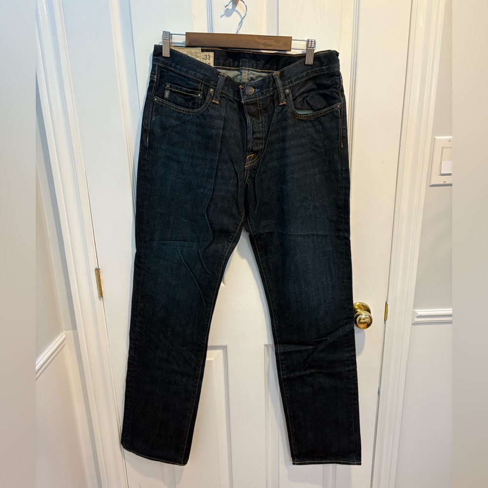 Abercrombie & Fitch Dark Blue Straight Jeans